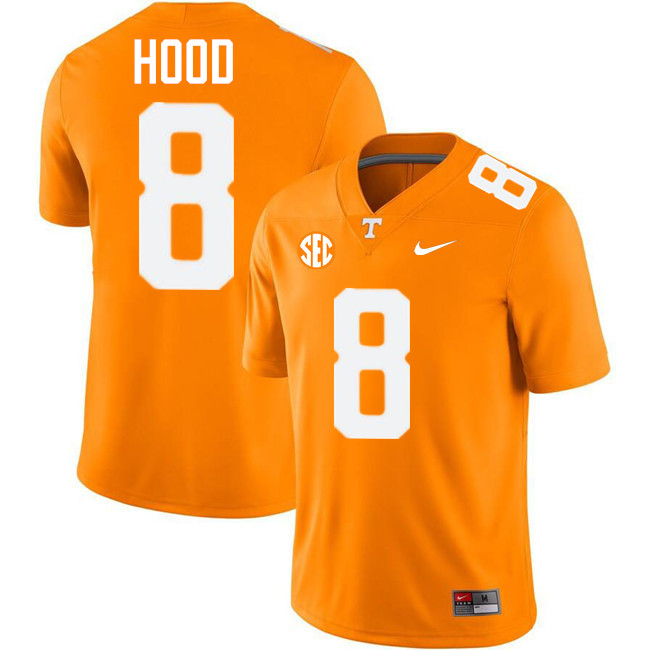 #8 Colton Hood UT Vols Jerseys,Tennessee Volunteers College Football Jerseys Stitched-Orange